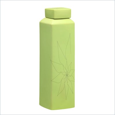 Zuo Bonnie Rectangular Vase Large in Green