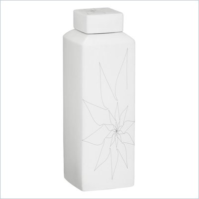 Zuo Bonnie Rectangular Vase Medium in White