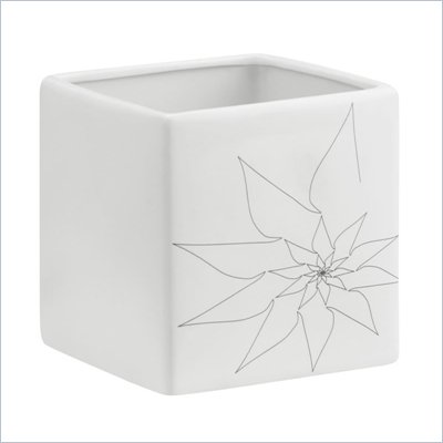 Zuo Brenda Square Vase Large in White