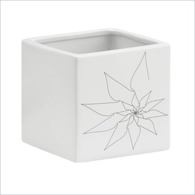Zuo Brenda Square Vase Medium in White