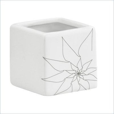 Zuo Brenda Square Vase Small in White