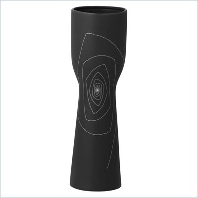 Zuo Brittany Chalice Vase Medium in Black