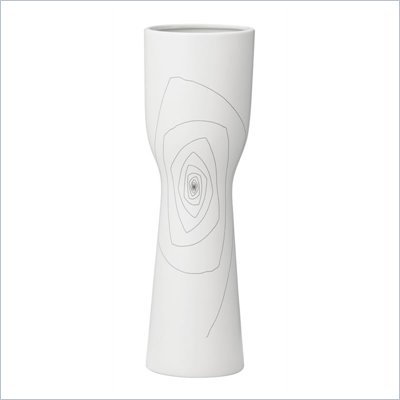Zuo Brittany Chalice Vase Medium in White