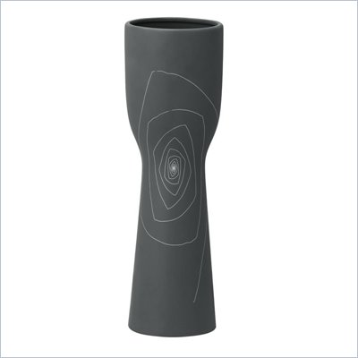 Zuo Brittany Chalice Vase Medium in Gray