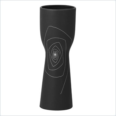 Zuo Brittany Chalice Vase Small in Black