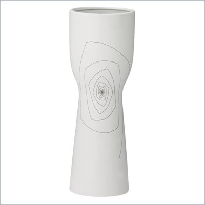 Zuo Brittany Chalice Vase Small in White