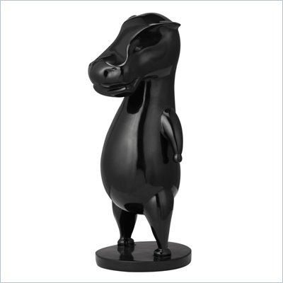 Zuo Calf Sculpture in Black