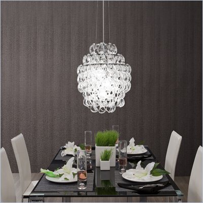 Zuo Cascade Ceiling Lamp in Chrome