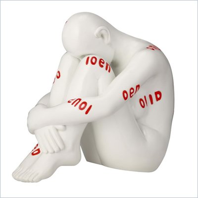 Zuo Cradle Sculpture in White