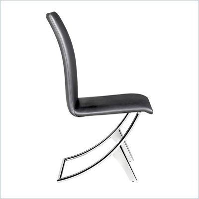 Zuo Delfin Dining Chair in Black
