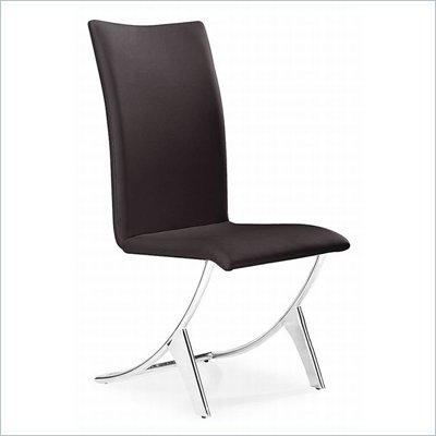 Zuo Delfin Dining Chair in Espresso