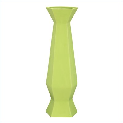 Zuo Doric Vase in Green