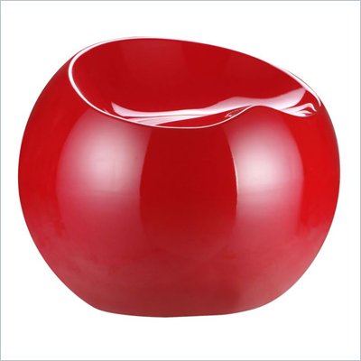 Zuo Drop Stool in Red