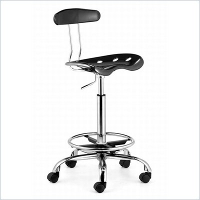 Zuo Farallon Drafters Chair in Black