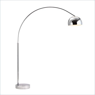 Zuo Galactic Floor Lamp in Chrome