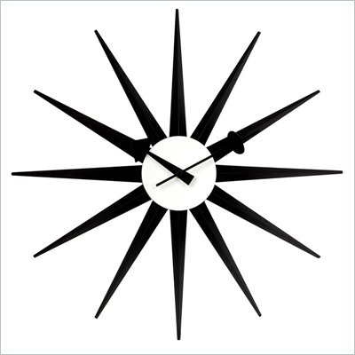 Zuo Hickerson Wall Clock in Black