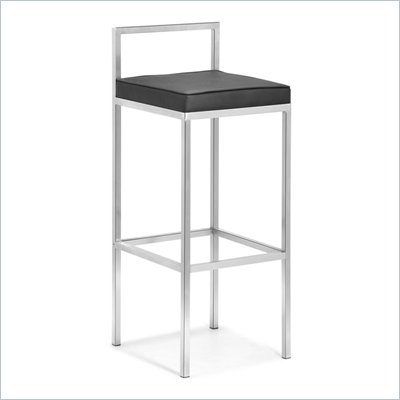 Zuo Industry Barstool in Black