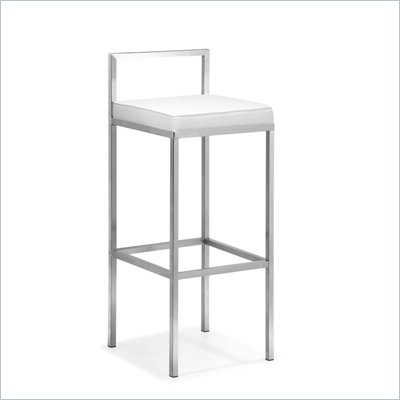 Zuo Industry Barstool in White