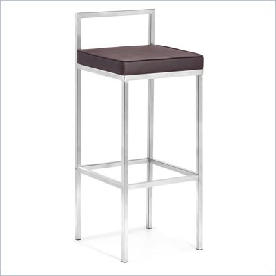 Zuo Industry Barstool in Brown