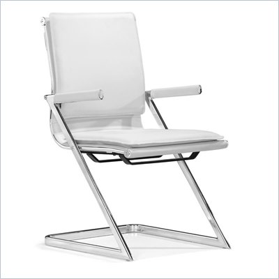 Zuo Lider Plus Conference Chair in White