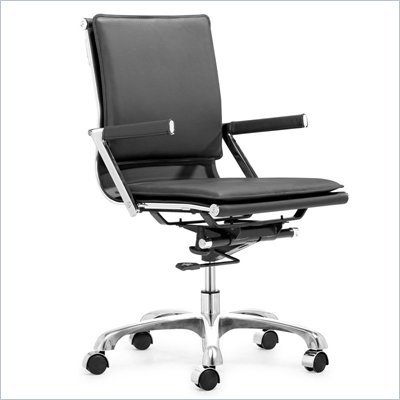 Zuo Lider Plus Office Chair in Black  