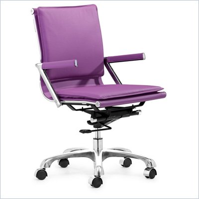 Zuo Lider Plus Office Chair Purple 