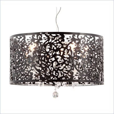 Zuo Nebula Ceiling Lamp in Black