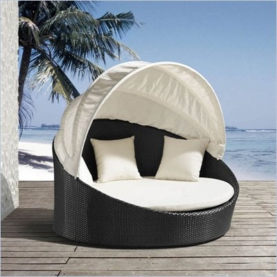 Outdoor Aluminum Chairs on Zuo Colva Canopy Aluminum Outdoor Bed 701158