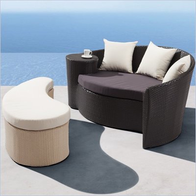 Zuo Curacao Bed and Ottoman