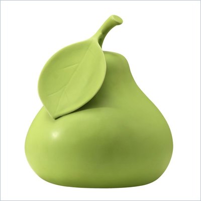 Zuo Pear Sculpture in Green
