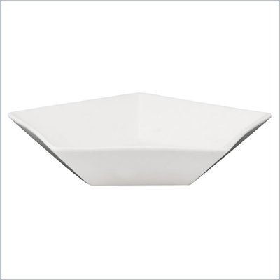 Zuo Pentagon Plate in White