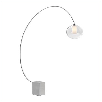 Zuo Plasma Floor Lamp in Chrome