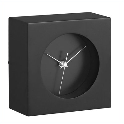 Zuo Porthole Table Clock in Black