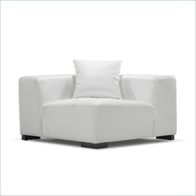 Zuo Portrait Sofa Corner in White 