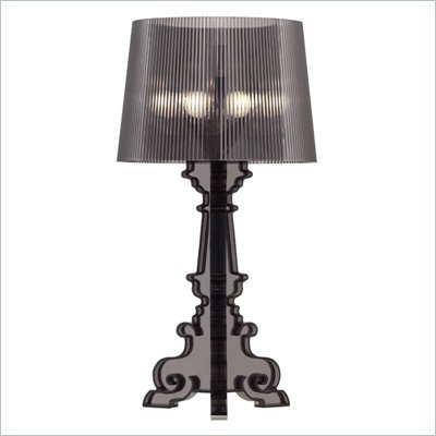 Zuo Salon Large Table Lamp in Translucent Black