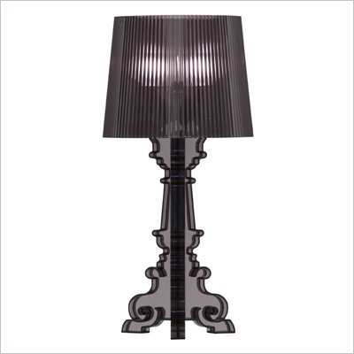 Zuo Salon Small Table Lamp in Translucent Black