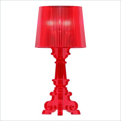 Zuo Salon Small Table Lamp in Red