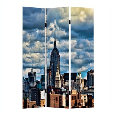 Zuo Skyline Folding Screen in Multicolor