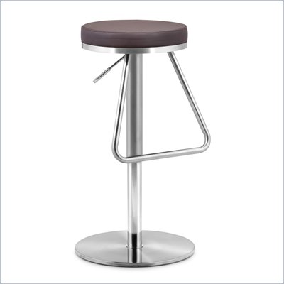 Zuo Soda Barstool in Brown 