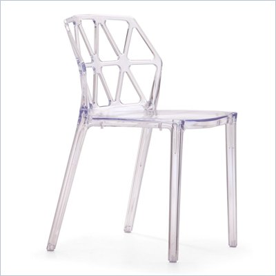 Zuo Stackable Juju Chair in Transparent