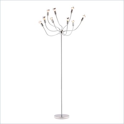 Zuo Stellar Floor Lamp in Chrome