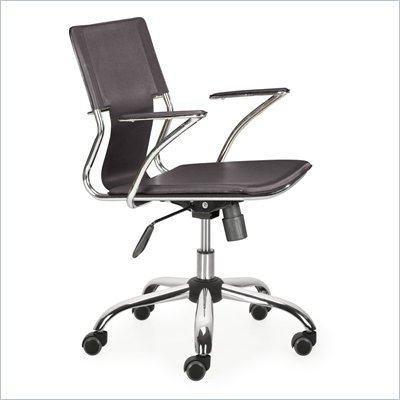 Zuo Trafico Office Chair in Espresso
