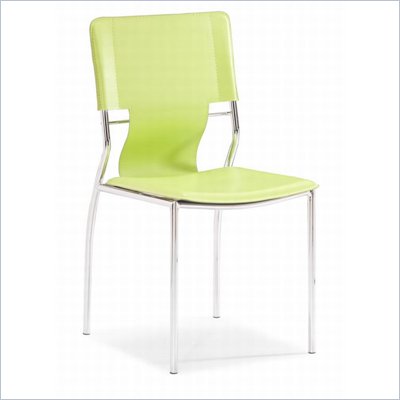Zuo Trafico Side Chair in Green