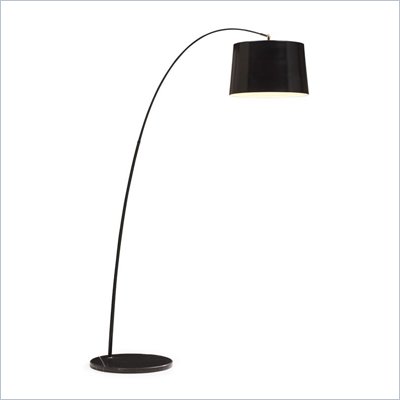 Zuo Twisty Floor Lamp in Black