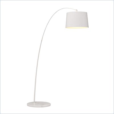 Zuo Twisty Floor Lamp in White