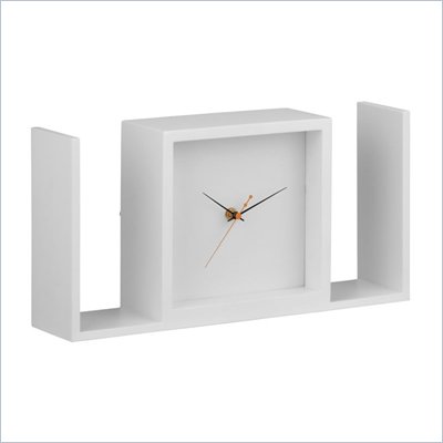 Zuo Visage Table Clock in White