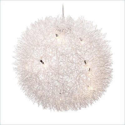 Zuo Warp Ceiling Lamp in Chrome