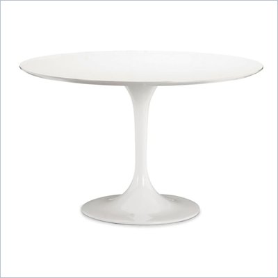 Zuo Wilco Round Dining Table in White