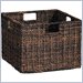 Young America by Stanley 4 Seasons Hand Woven Dark Abaca Basket