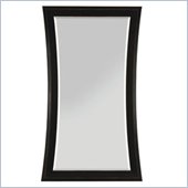 Lexington Hancock Park Whitley Heights Beveled Floor-Length Rectangular Mirror in Obsidian